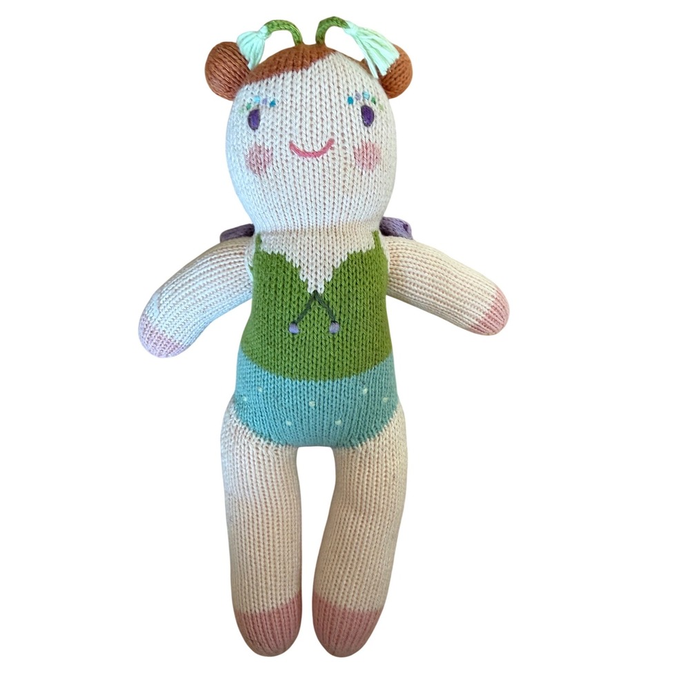Blabla Girls‎ Knit Doll Aletta the Butterfly Pink Green Blue Purple Fairy